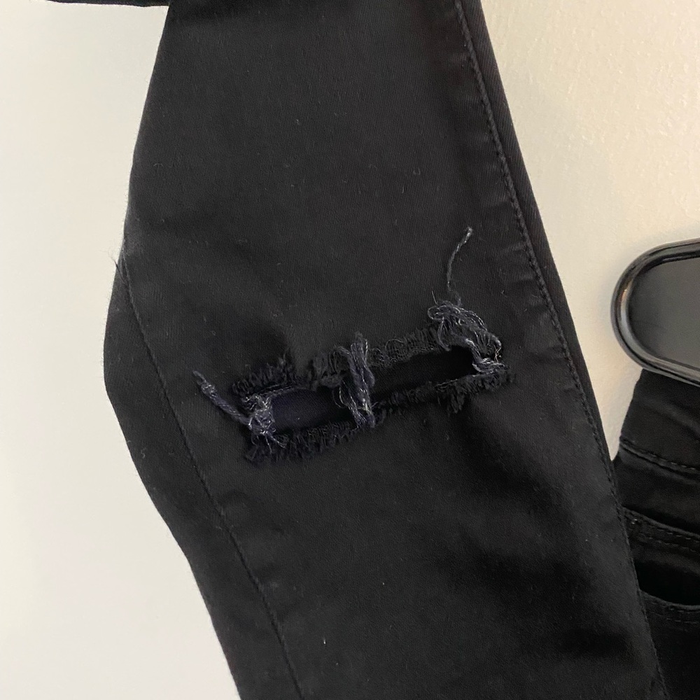 Black Topshop skinny jeans size 26